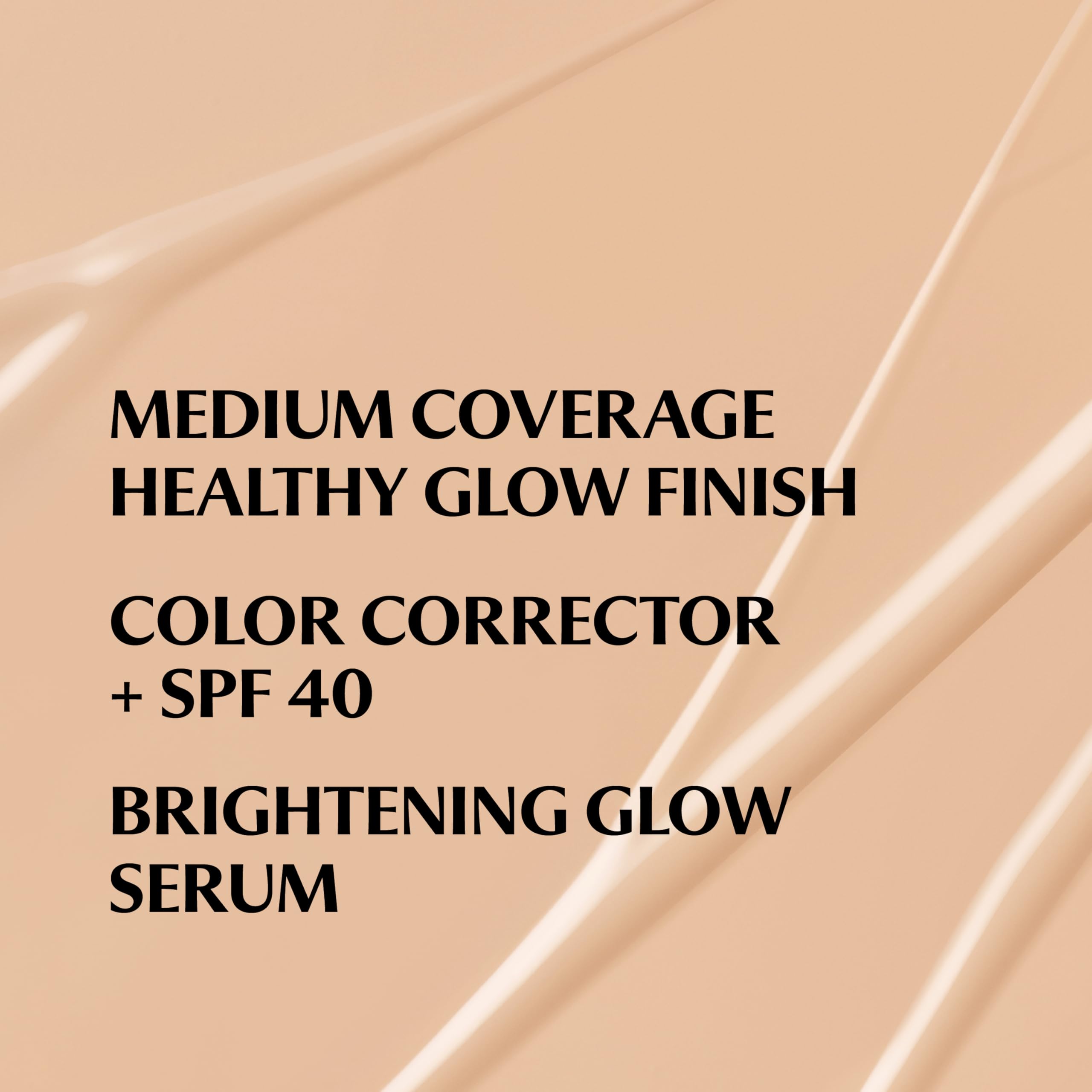 IT Cosmetics CC+ Nude Glow serum swirl highlights brightening formula on skin
