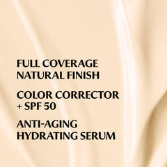 IT Cosmetics CC+ Cream Fair Warm swatch on skin demonstrates natural color correction