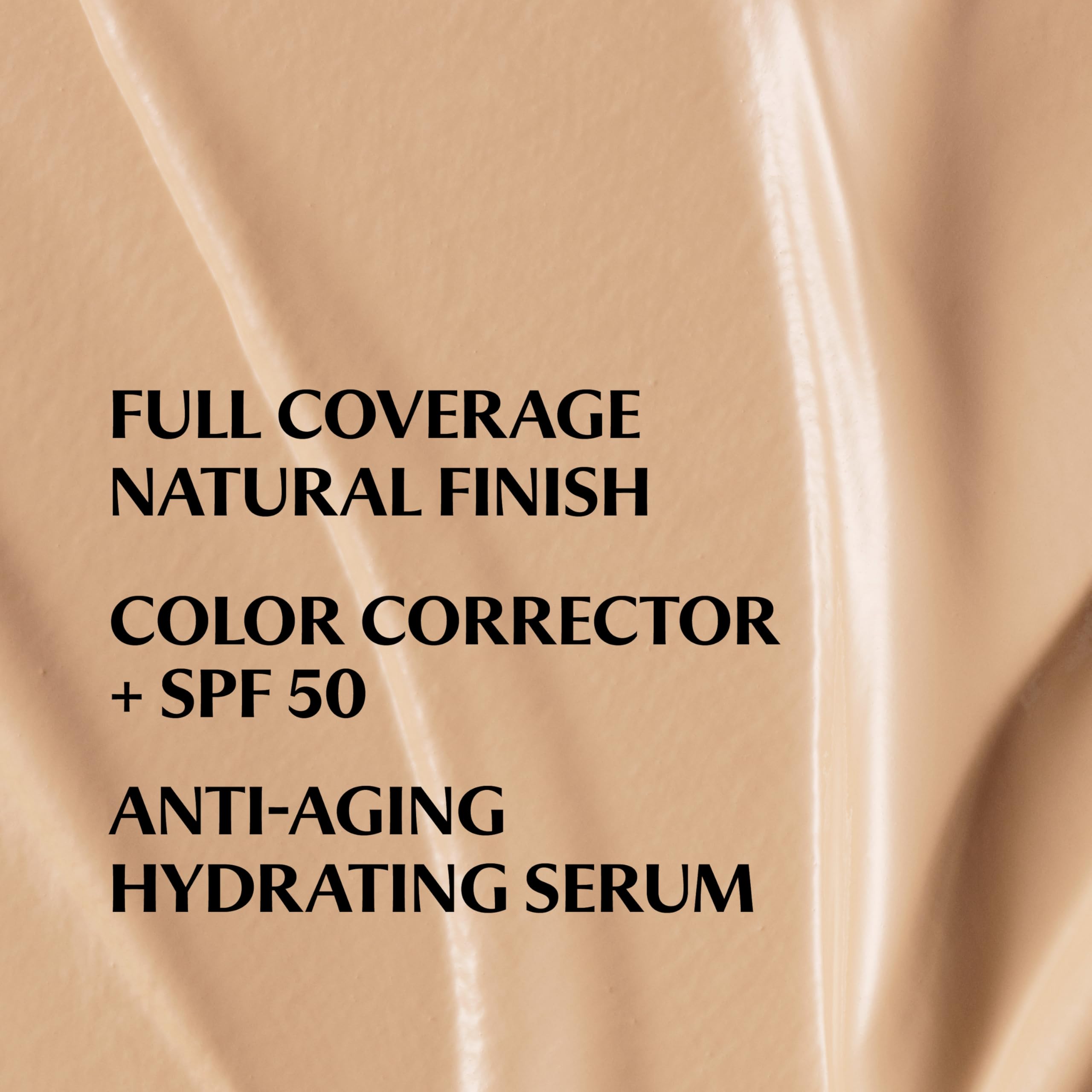 IT Cosmetics CC+ Cream Neutral Medium swatch reveals color-correcting pigments.