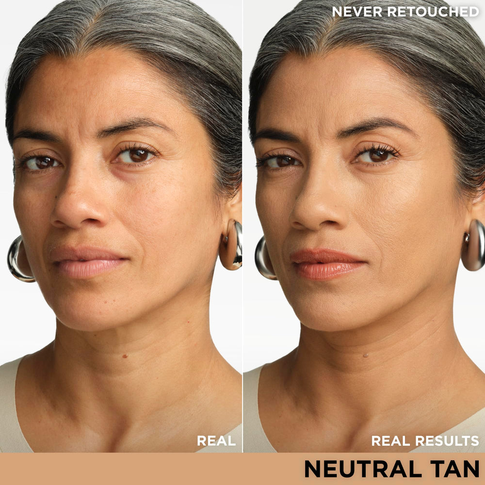 IT Cosmetics CC+ Cream Neutral Tan swirl showing color correction