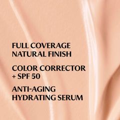 IT Cosmetics CC+ Cream Travel swatch demonstrates color correcting pigments for even skin tone
