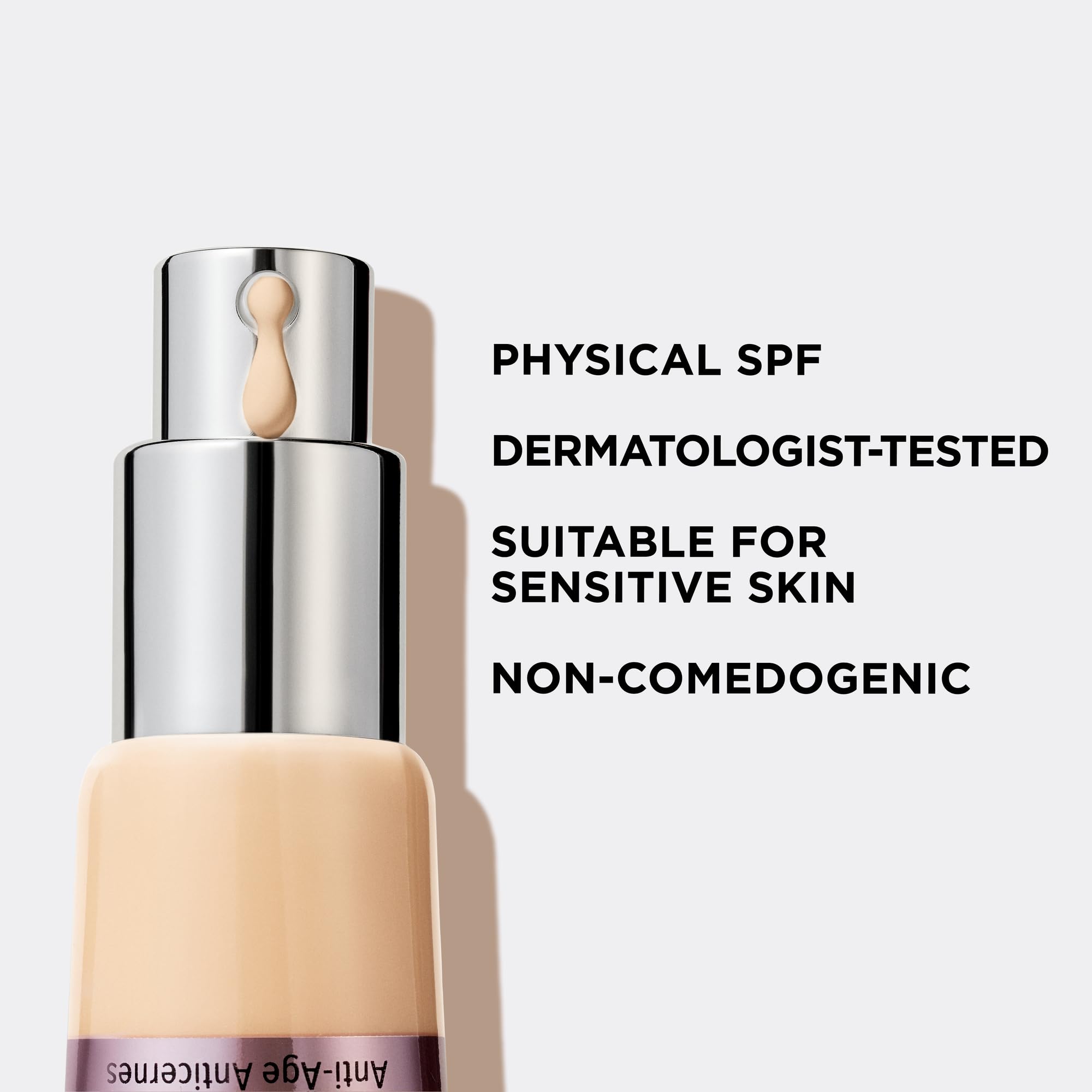 IT Cosmetics CC+ Illumination application pump shows simple, buildable coverage.