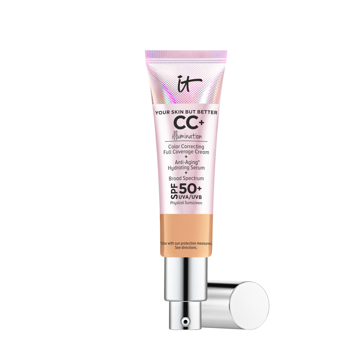 IT Cosmetics CC+ Illumination bottle with SPF 50 and radiant finish