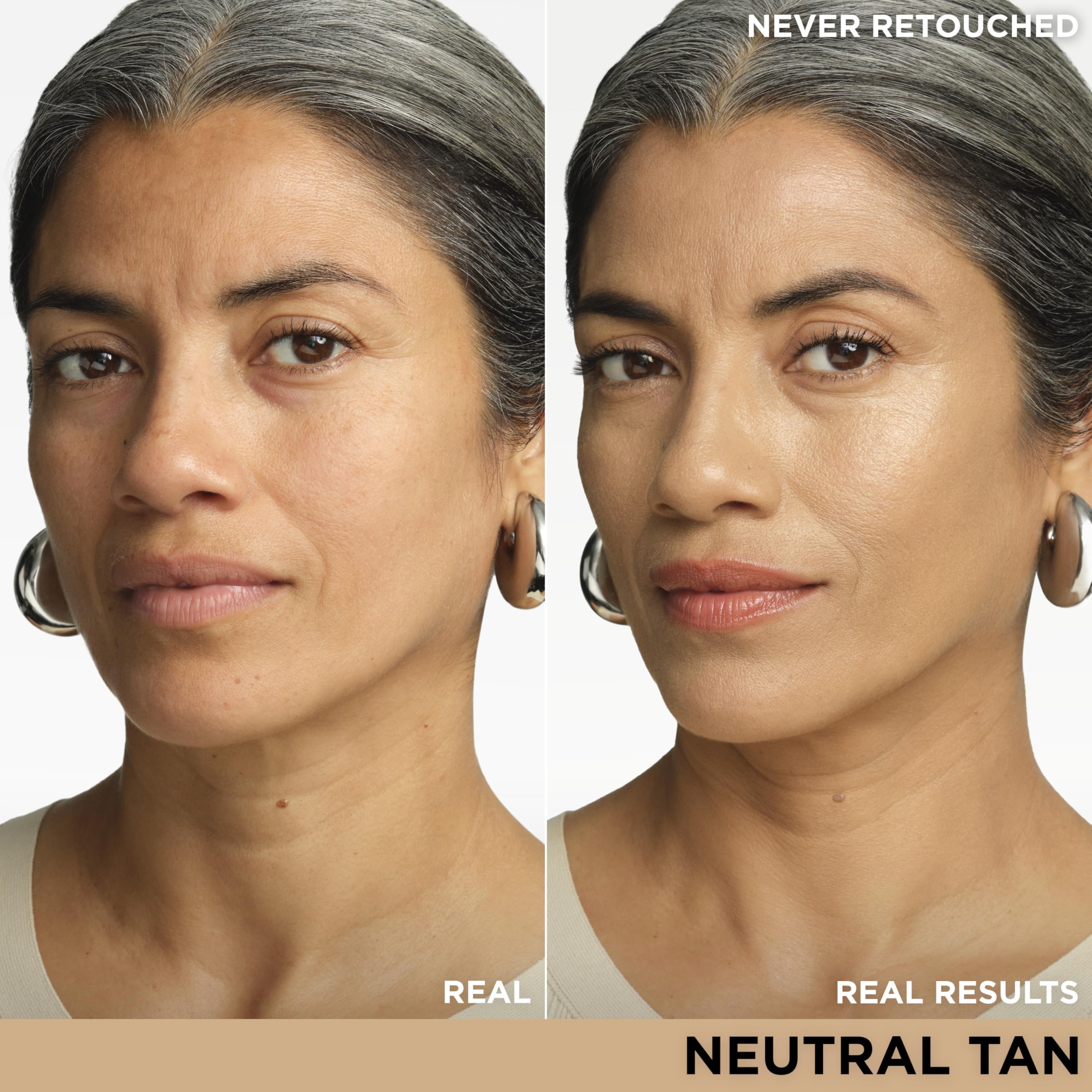 IT Cosmetics CC+ Illumination brush application demonstrates seamless blend