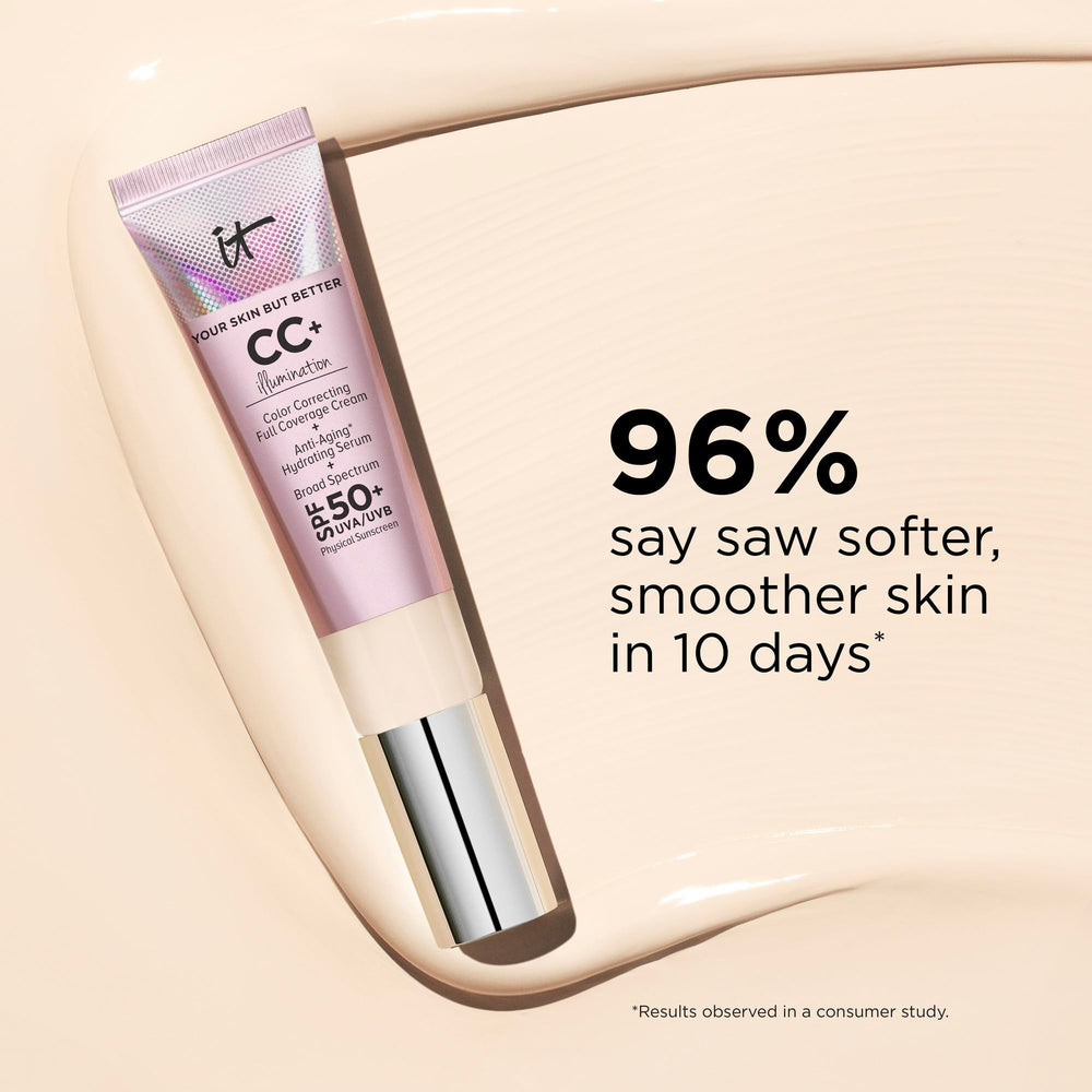 Neck and décolletage area demonstrating extended coverage for a harmonized complexion.