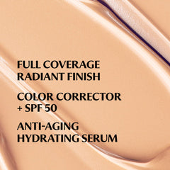 IT Cosmetics CC+ Illumination SPF 50 swatch demonstrates radiant color correction.
