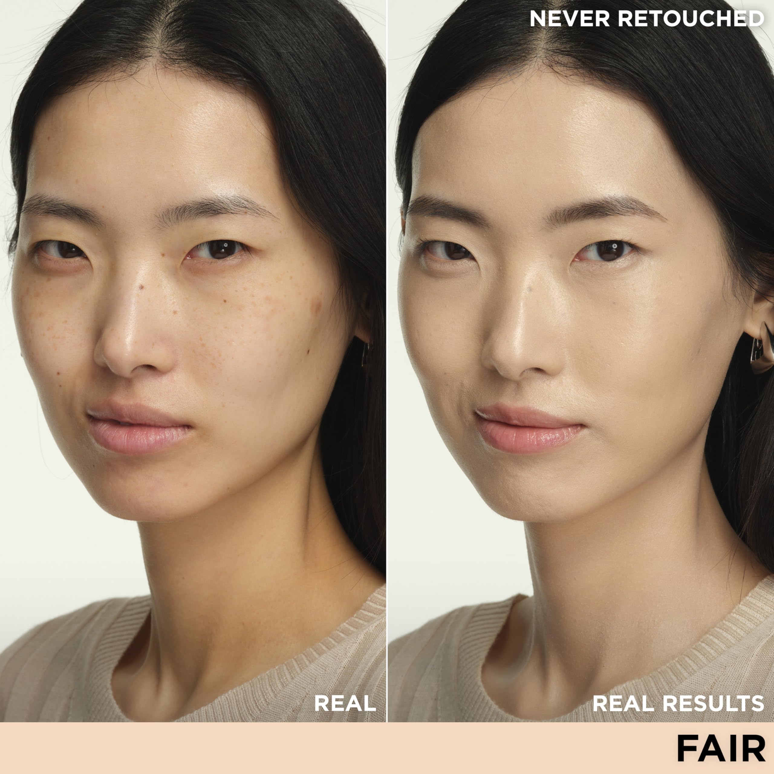 CC+ Illumination swatches showing color correction and natural radiance without glitter.