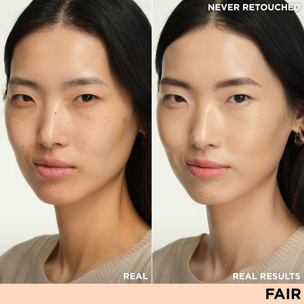 CC+ Illumination swatches showing color correction and natural radiance without glitter.