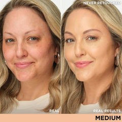 IT Cosmetics CC+ Illumination swirl finish captures natural glow without shimmer.