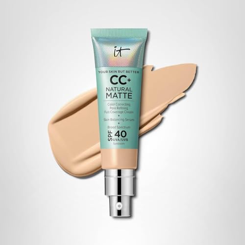 IT Cosmetics CC+ Natural Matte Light application-blend fits daily routine.
