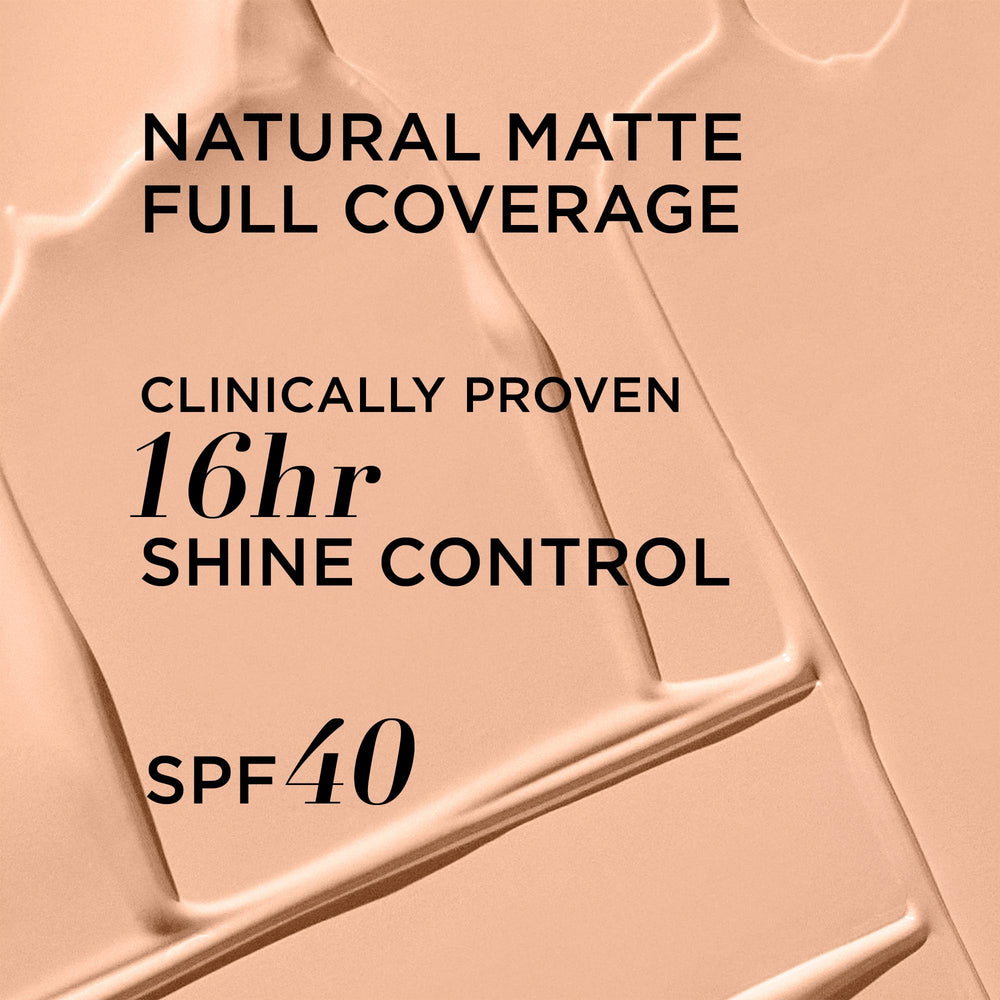 IT Cosmetics CC+ Natural Matte SPF 40 swatch demonstrates color correction and protection.