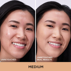 IT Cosmetics CC+ Cream Natural Matte Medium texture swirl showing matte finish and color correction.