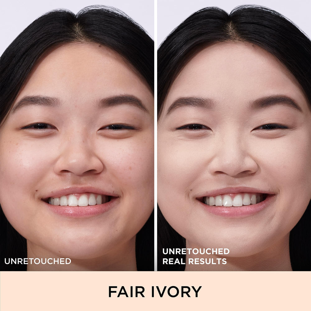IT Cosmetics CC+ Natural Matte application pump demonstrating easy buildable coverage