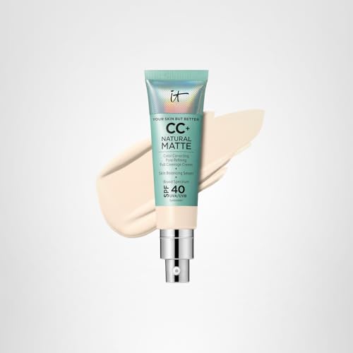 IT Cosmetics CC+ Natural Matte texture improvement after 8 weeks with daily use