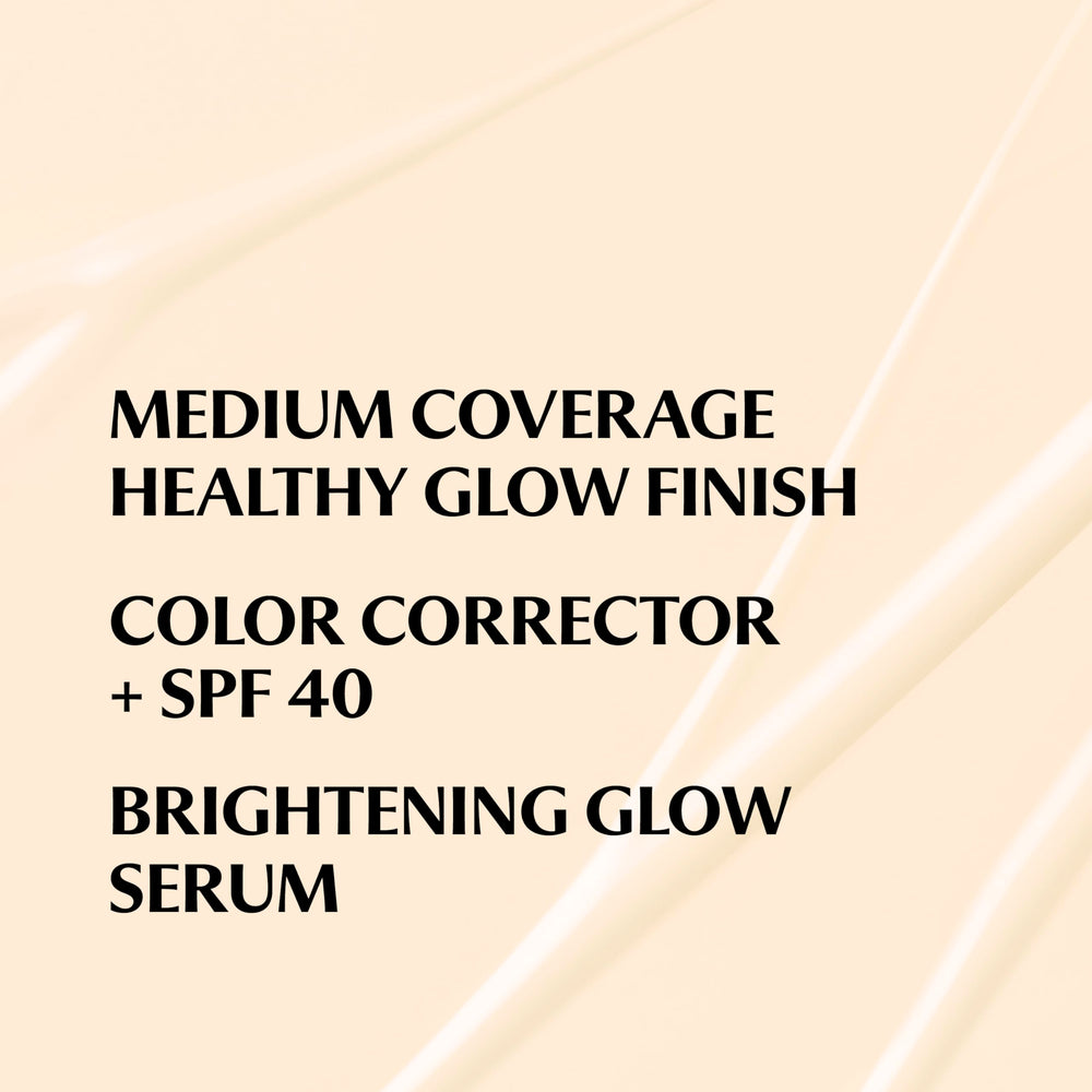 IT Cosmetics CC+ Nude Glow brightening serum texture on skin with luminous look