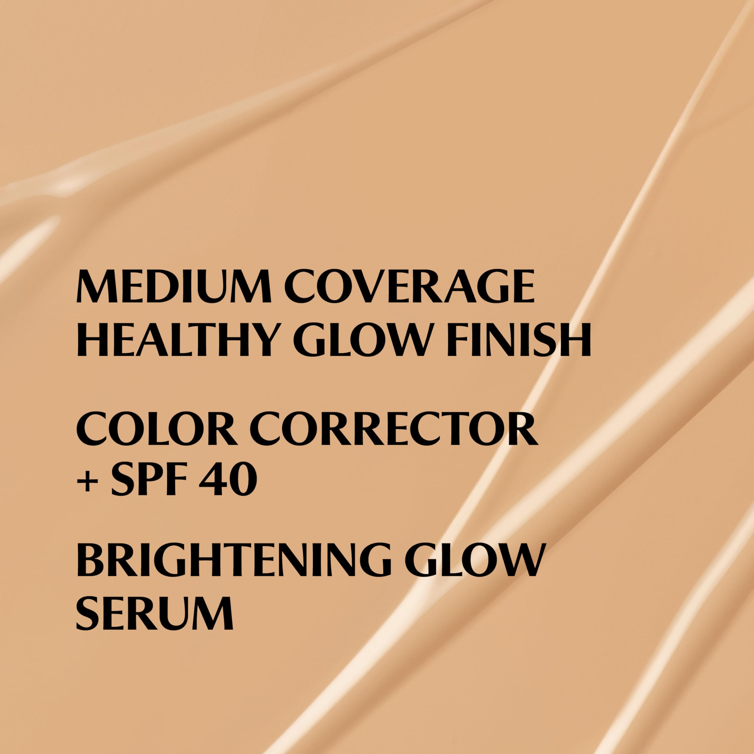 IT Cosmetics CC+ Nude Glow liquid texture closeup demonstrates natural glow finish