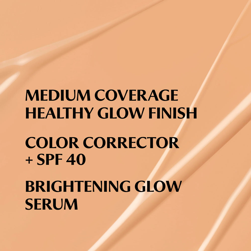 IT Cosmetics CC+ Nude Glow liquid texture closeup demonstrates natural glow finish