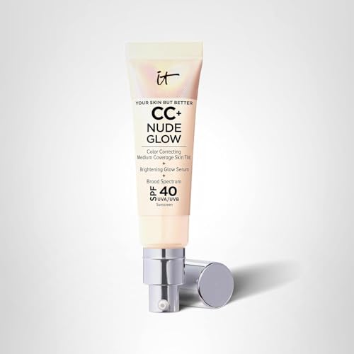 Use on normal to dry skin with IT Cosmetics CC+ Nude Glow.