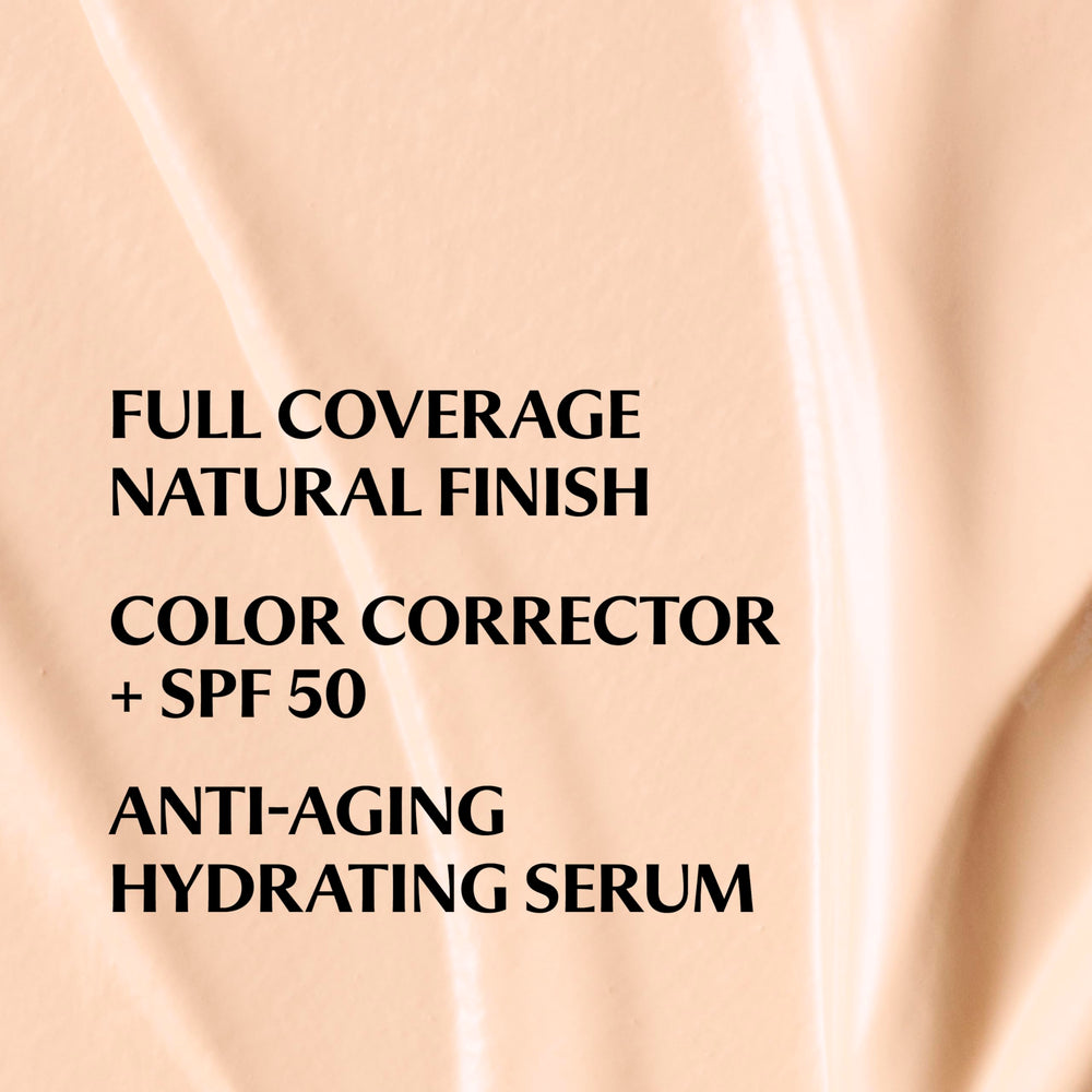 IT Cosmetics CC+ Cream SPF 50 application close-up with sun protection.