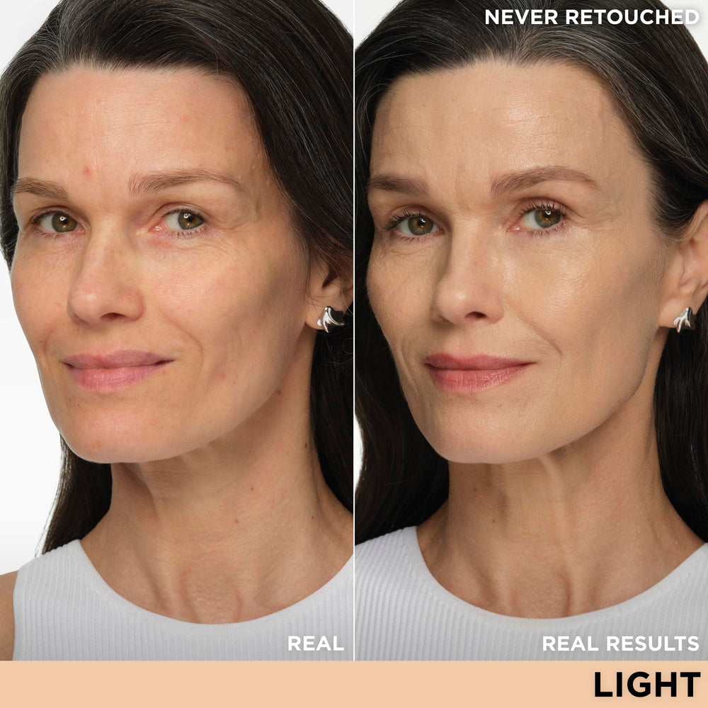 IT Cosmetics CC+ Cream Light pump-dispense highlights easy application and consistent results.