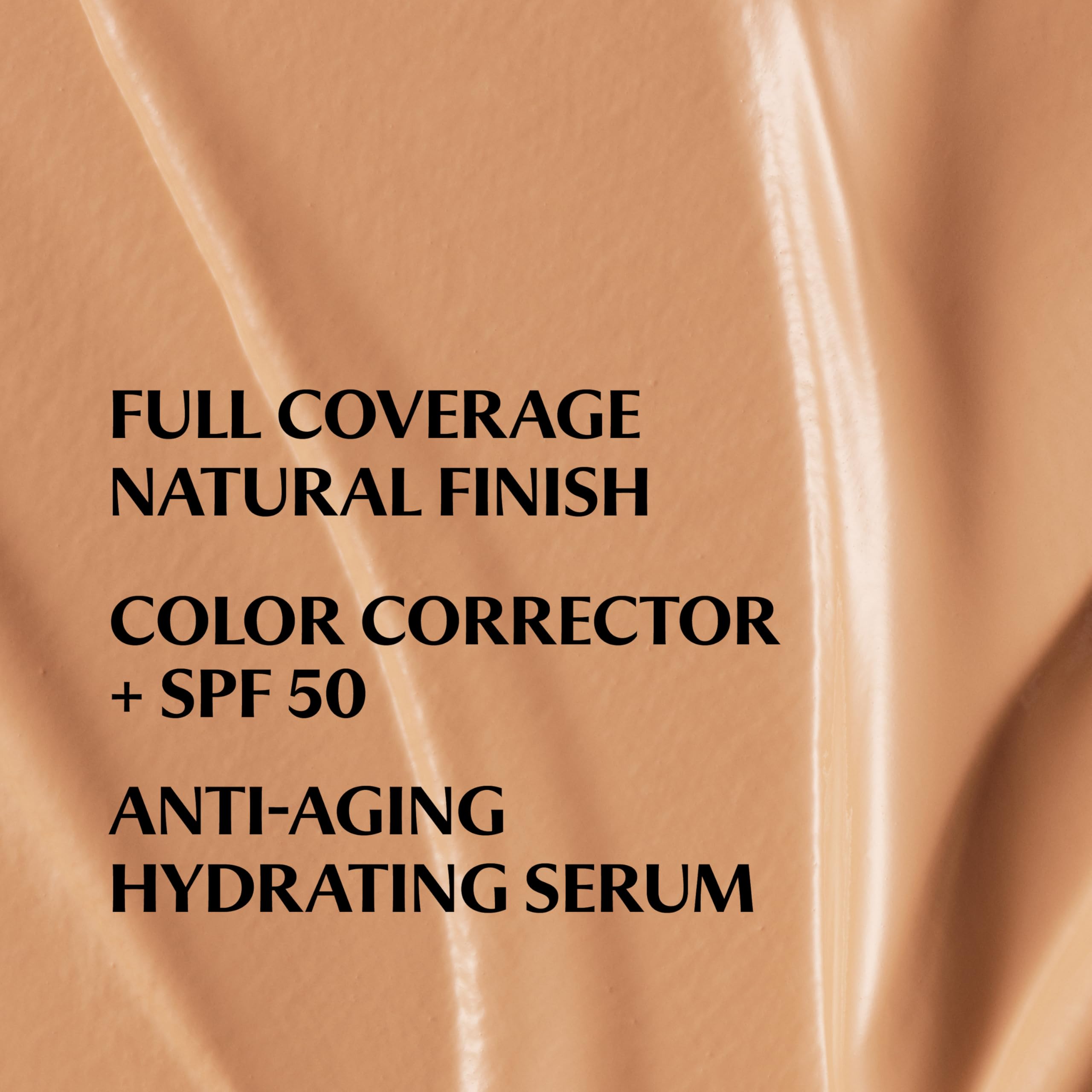 IT Cosmetics CC+ Cream Tan Cool bottle pump close-up highlights SPF 50+ and lightweight wear.