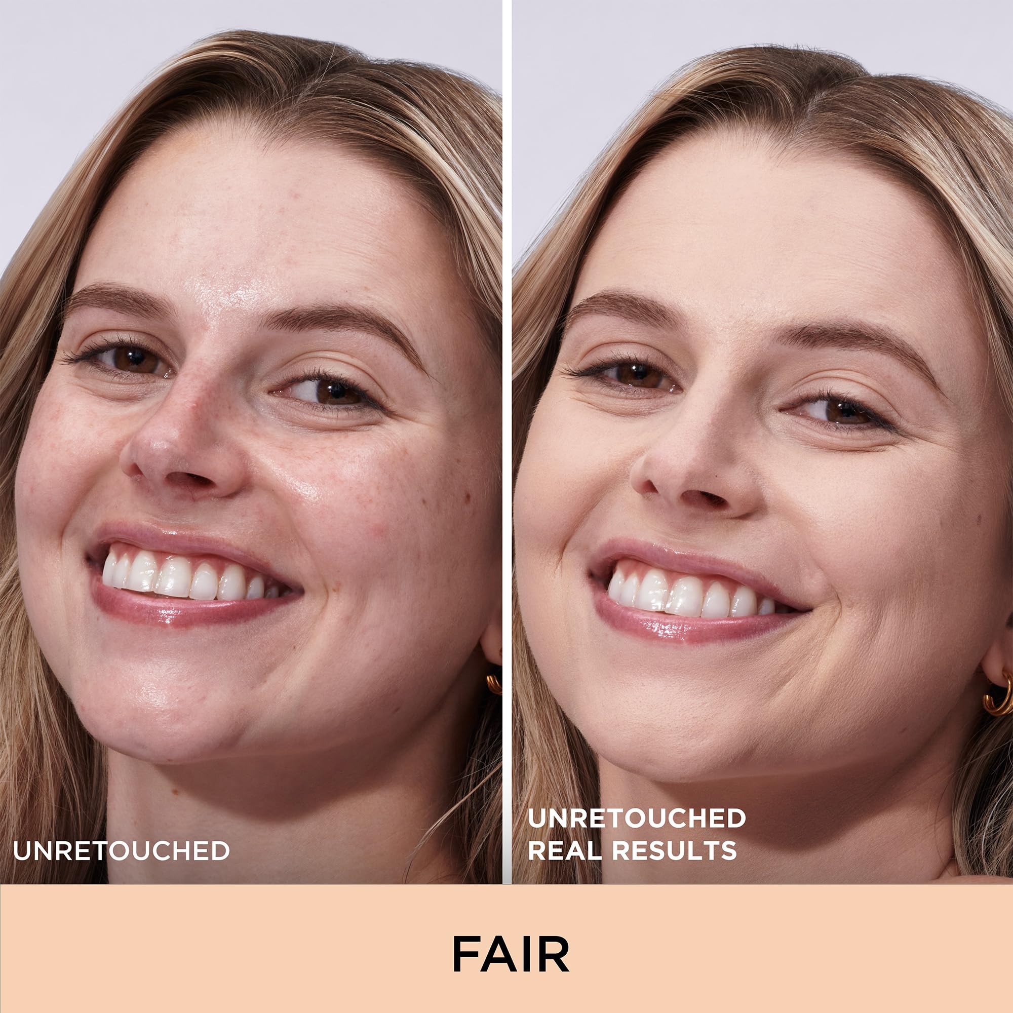IT Cosmetics CC+ Natural Matte skin swatch highlights color correction and full coverage