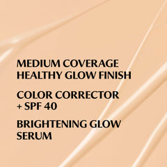 IT Cosmetics CC+ Nude Glow Light SPF 40 cap detail indicating broad coverage
