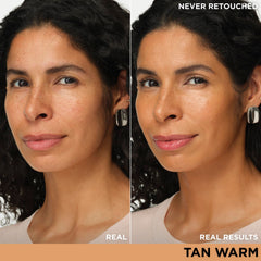 IT Cosmetics CC+ Nude Glow tan warm pump ensures smooth, precise application for a lightweight look.