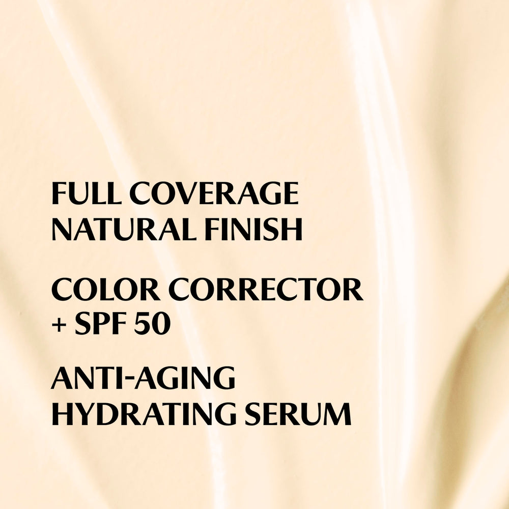 IT Cosmetics CC+ Cream Travel swatch shows shade fairness and natural color correction.
