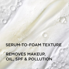 Close-up of IT Cosmetics Confidence in a Cleanser foam texture for a hydrating cleanse