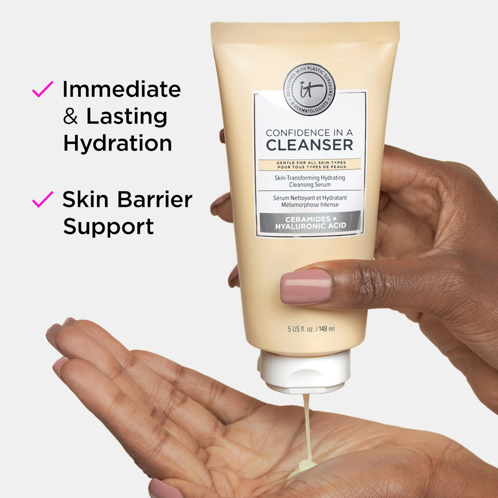 Confidence in a Cleanser shows a non-stripping, sulfate-free formula suitable for daily use