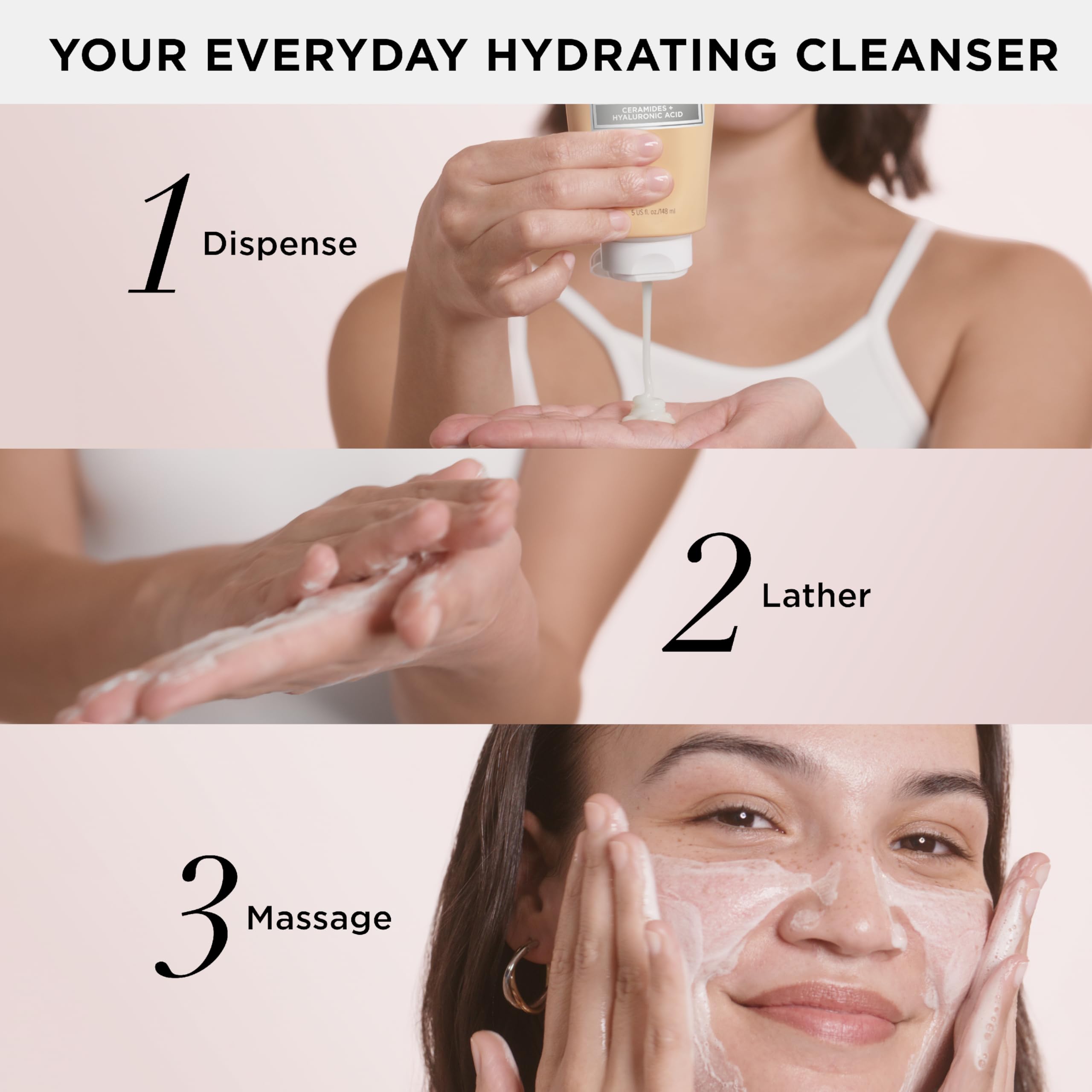 IT Cosmetics Confidence in a Cleanser supports the skin barrier with a non-strip formula