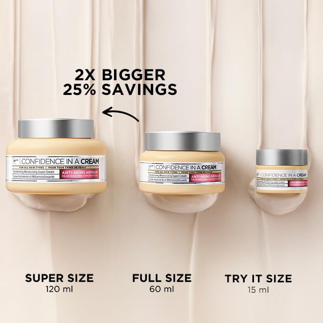 IT Cosmetics Confidence in a Cream used as a primer before IT CC+ foundation