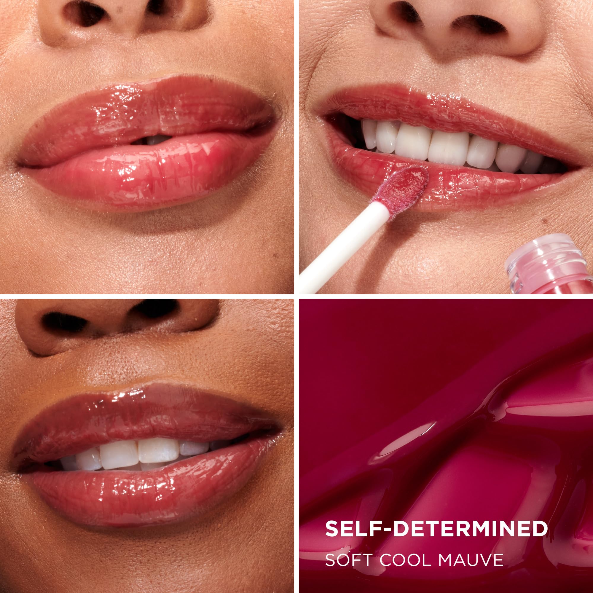 IT Cosmetics Confidence in a Serum Lip Gloss applicator poised for precise application