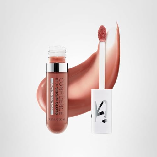 IT Cosmetics Confidence in a Serum Lip Gloss Self-Determined mauve swatch