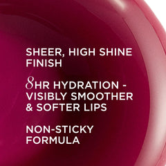 IT Cosmetics Confidence in a Serum Lip Gloss self-determined soft-cool-mauve swatch with sheer color