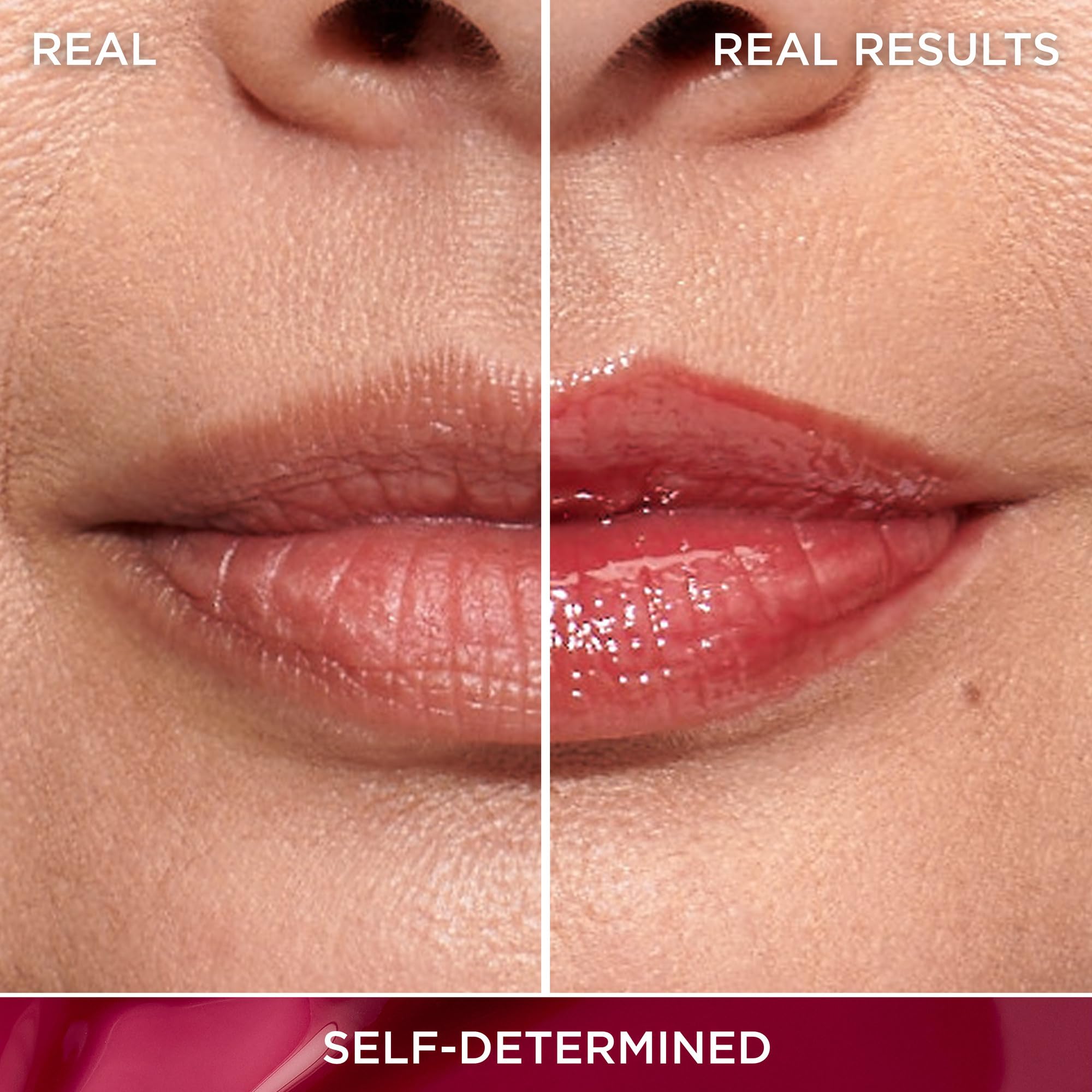 IT Cosmetics Confidence in a Serum Lip Gloss swatch in pink beige shade for everyday wear