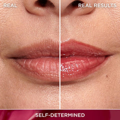 IT Cosmetics Confidence in a Serum Lip Gloss swatch in pink beige shade for everyday wear