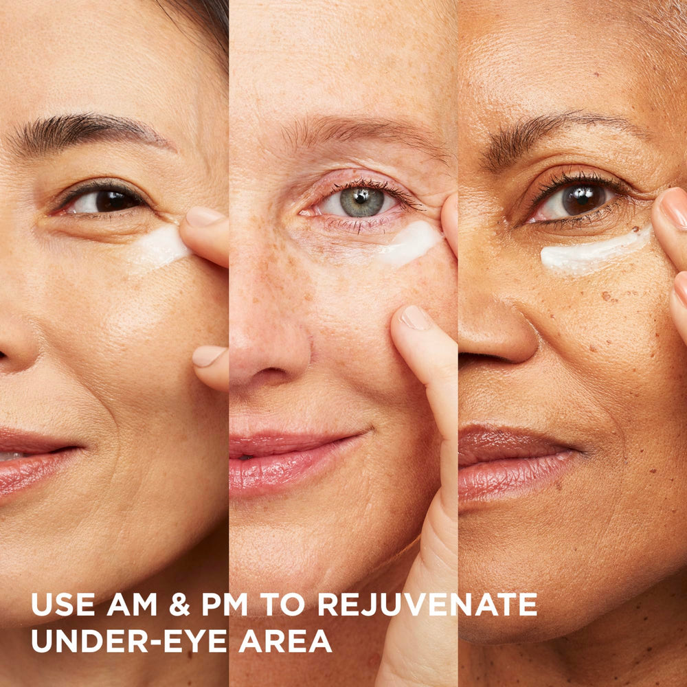 IT Cosmetics Confidence in an Eye Cream hydration glow on skin.