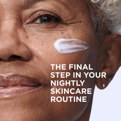 IT Cosmetics Confidence in Your Beauty Sleep night cream being spread on skin for hydration and smoothing