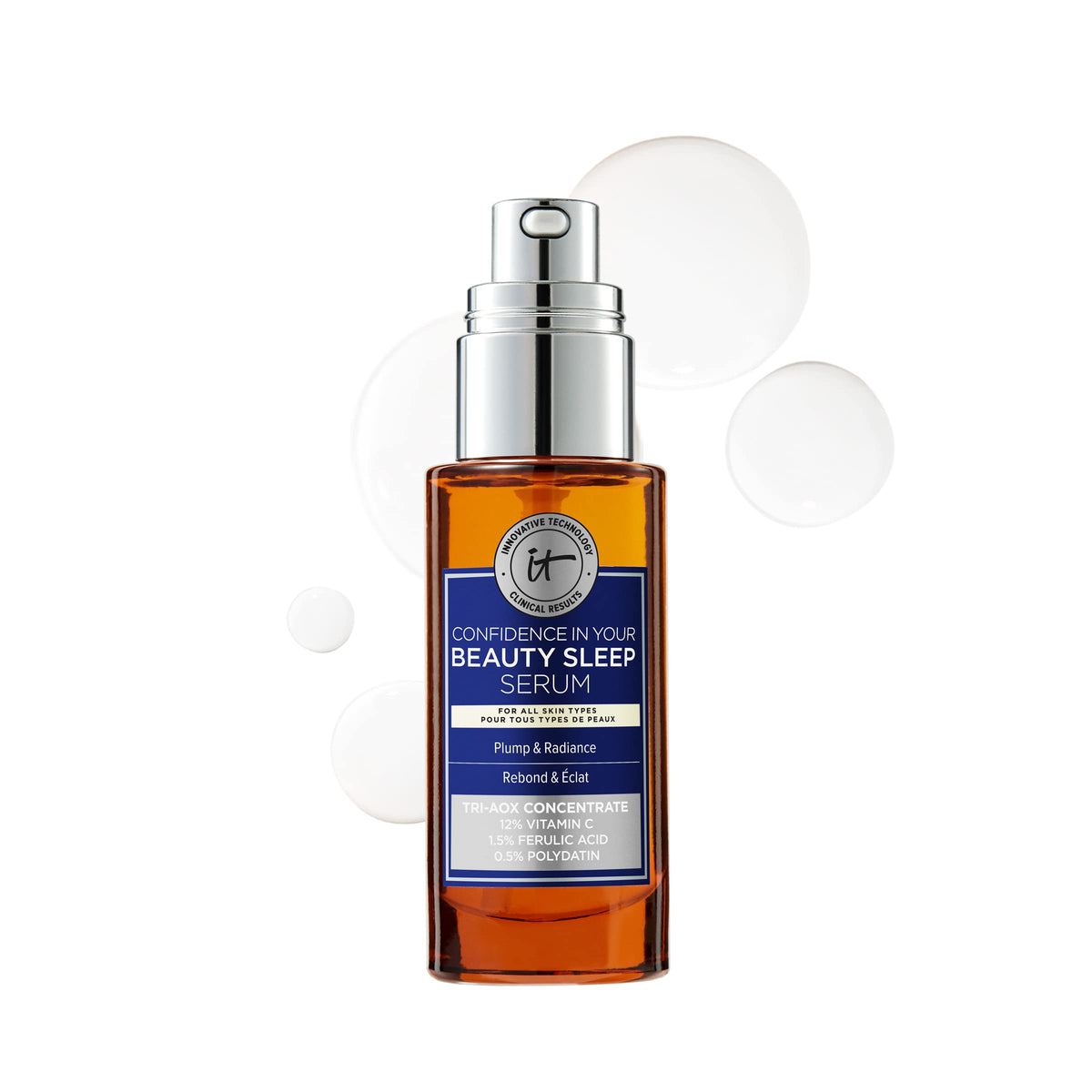IT Cosmetics Confidence in Your Beauty Sleep serum bottle vanity radiant morning glow