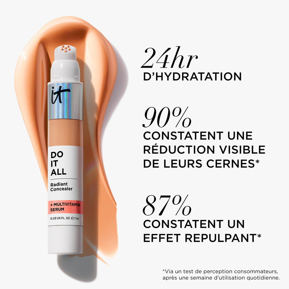 IT Cosmetics Do It All Radiant Concealer with niacinamide and hyaluronic acid