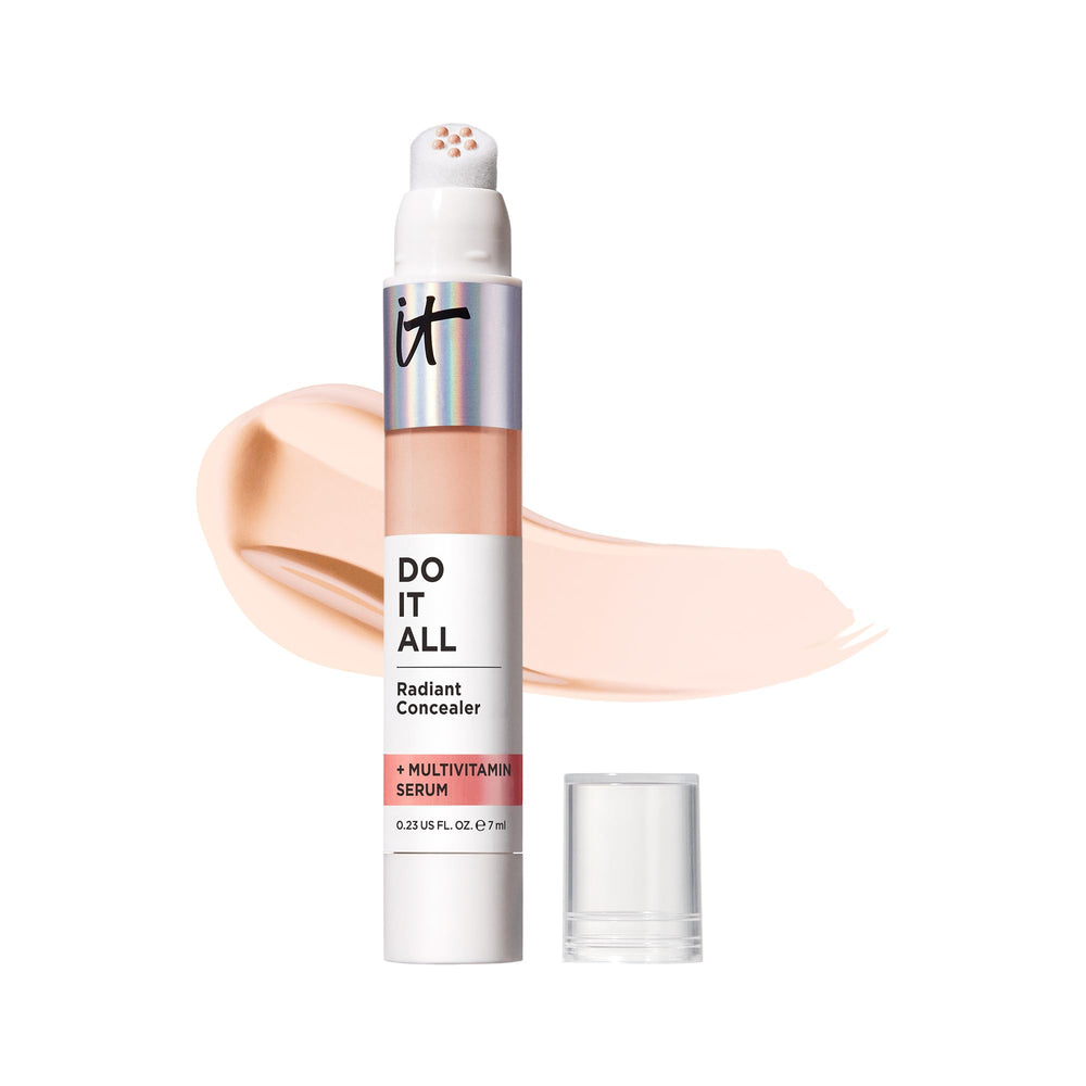 IT Cosmetics Do It All Radiant Concealer packaging shows portable design for on-the-go touchups.
