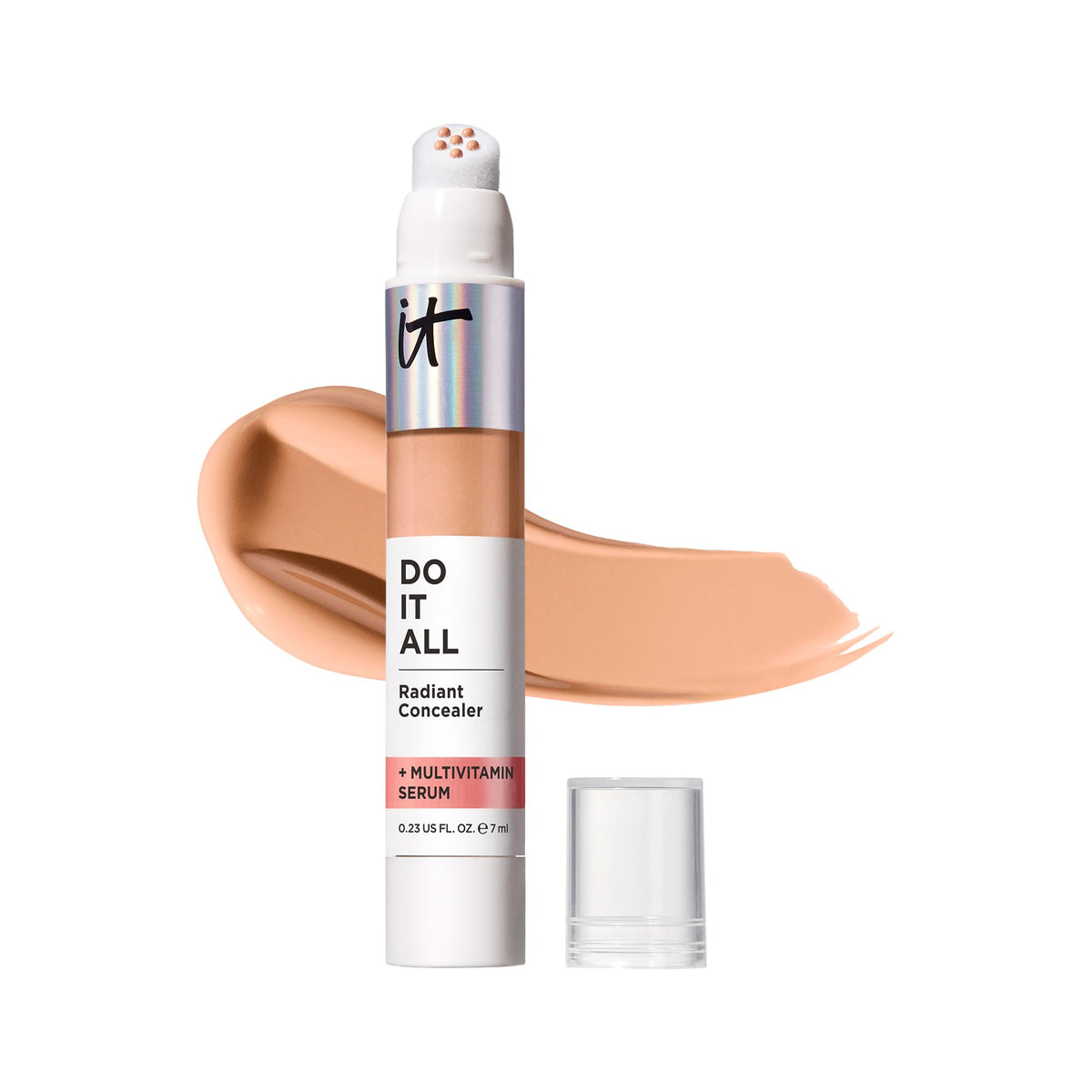 IT Cosmetics Do It All Radiant Concealer packaging showing multitasking makeup and skincare benefits