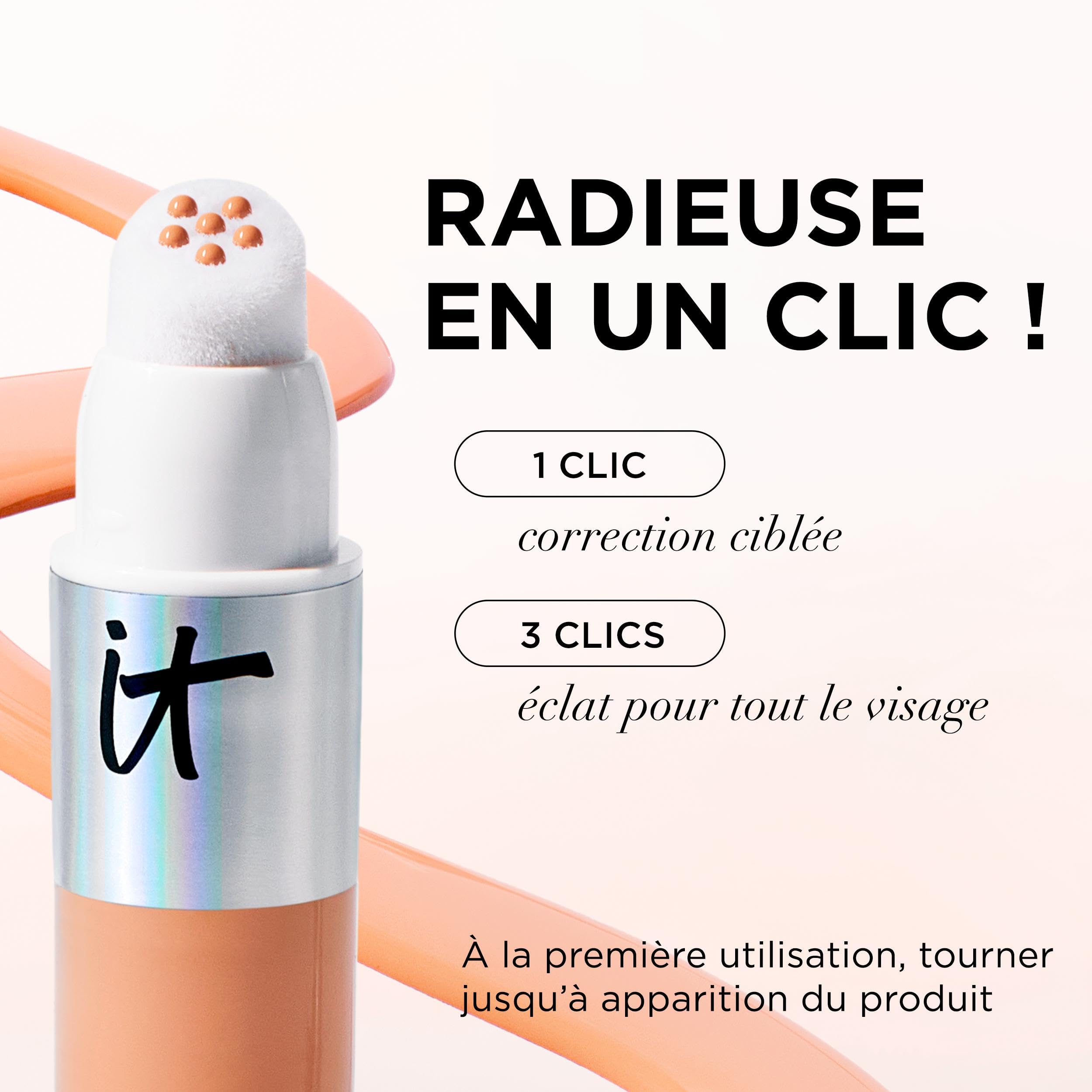 IT Cosmetics Do It All Radiant Concealer under-eye application demonstrating brightening look.