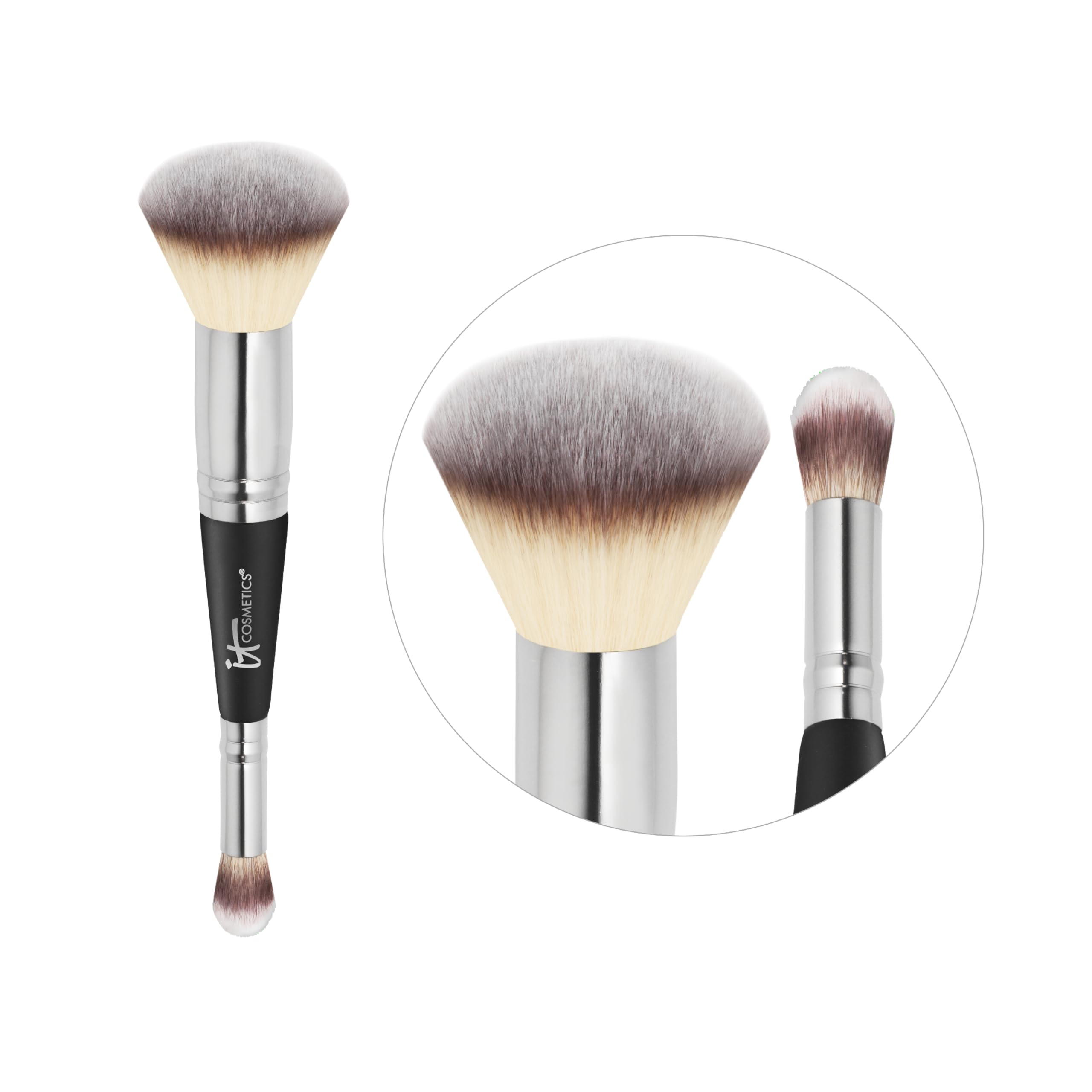 IT Cosmetics Heavenly Luxe 7 pro-hygienic-bristles promote sanitary use and easy cleaning