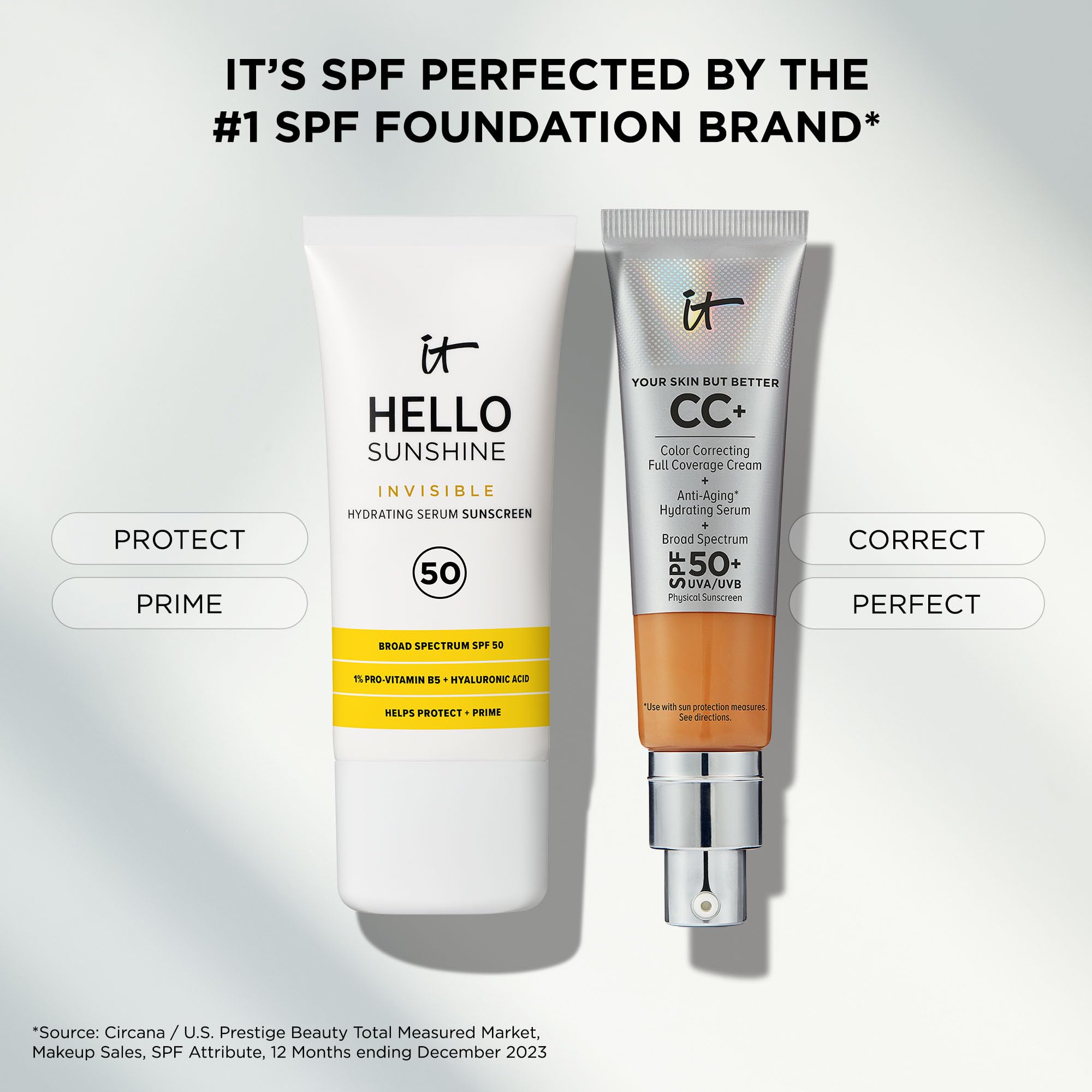 Makeup-ready, breathable sunscreen primer image for smooth makeup application