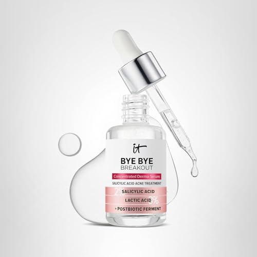 IT Cosmetics makeup-ready skin serum shown with lightweight, non-greasy finish