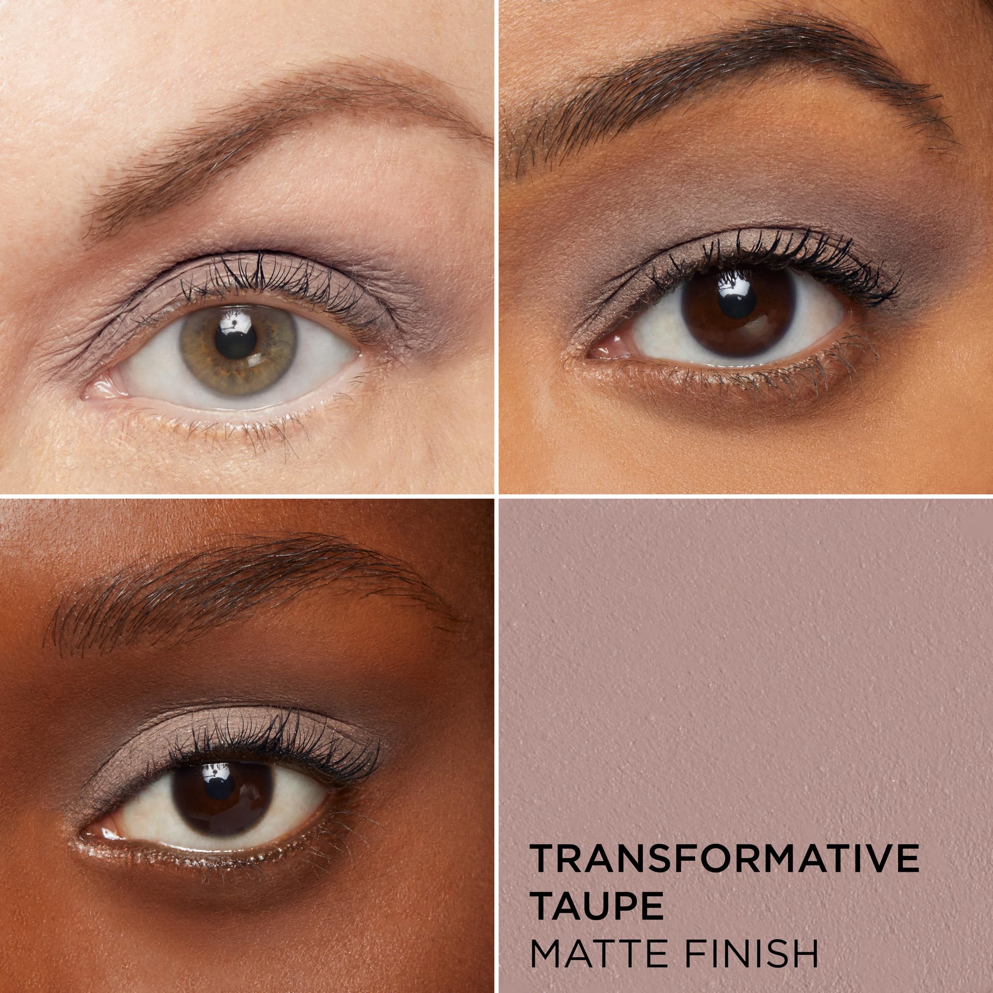 IT Cosmetics No-Tug built-in primer visible on eyelid for creaseless finish.