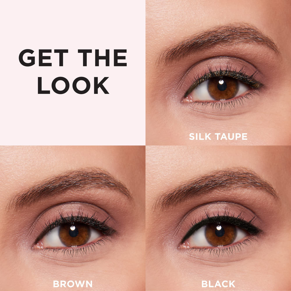 IT Cosmetics Superhero No-Tug Eyeliner waterproof formula resists smudging for long wear.